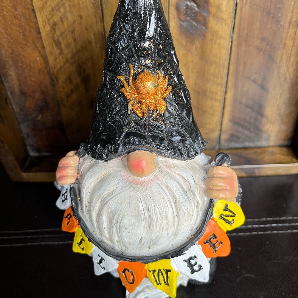 Halloween Gnome with signs